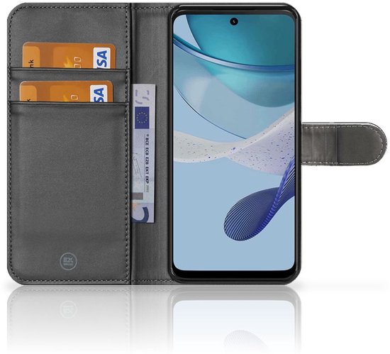 Housse en Cuir Premium Flip Case Portefeuille Etui pour Motorola Moto G53 Portefeuille Vache