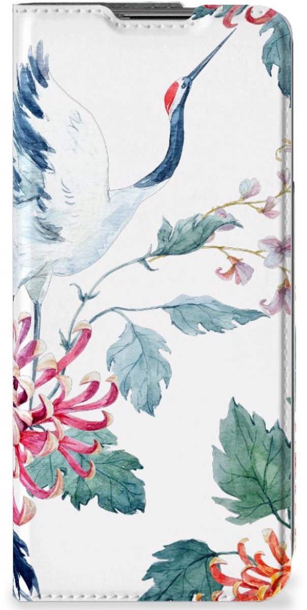 OnePlus Nord CE 2 5G Hoesje maken Bird Flowers