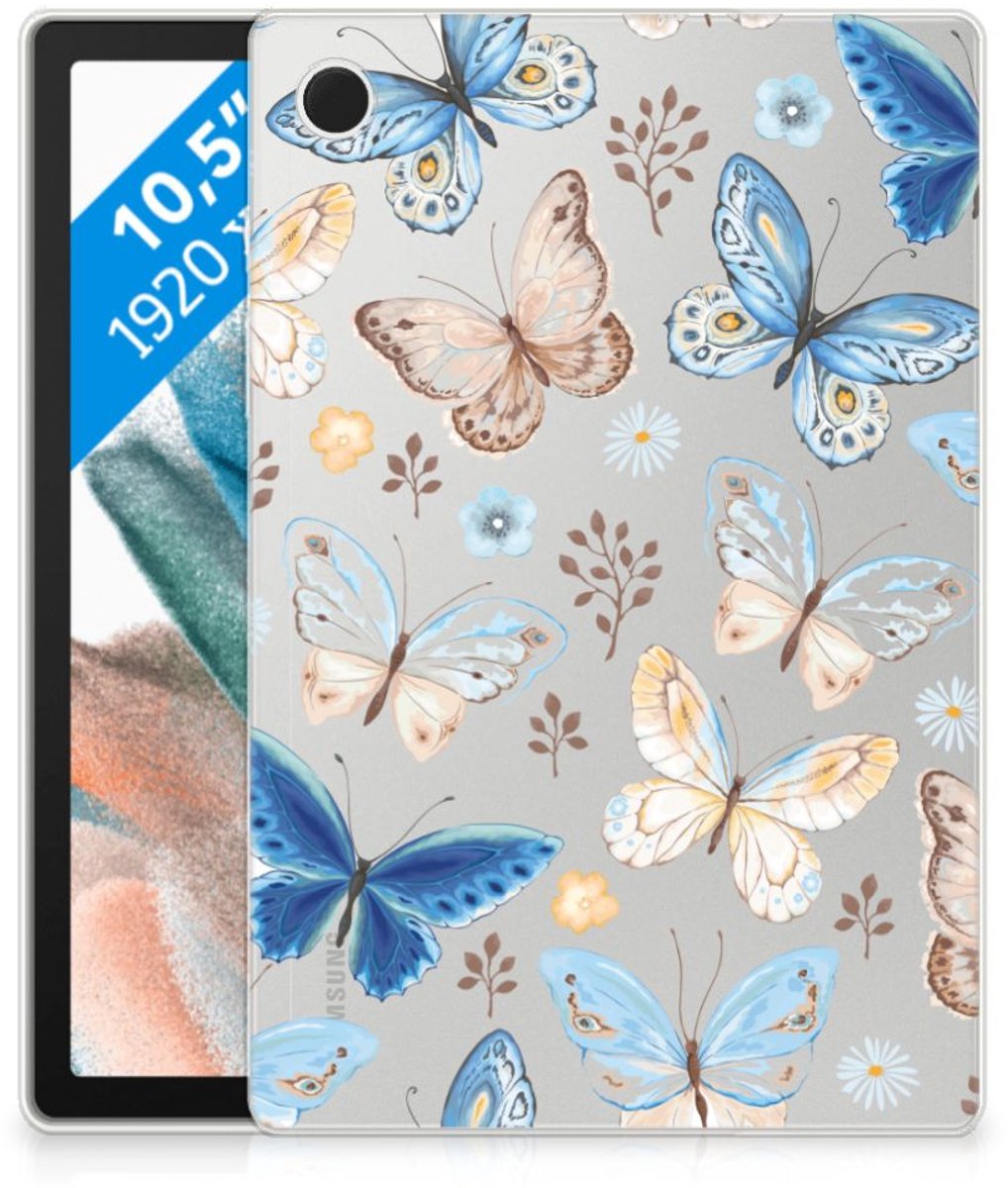 Back Case voor Samsung Galaxy Tab A8 2021/2022 Vlinder
