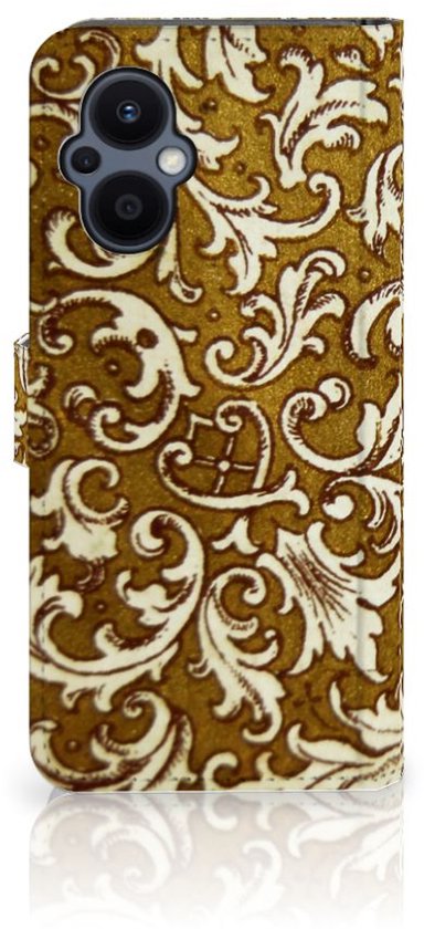 Coque Téléphone OPPO Reno 8 Lite | OnePlus Nord N20 Coque avec pour Baroque Or