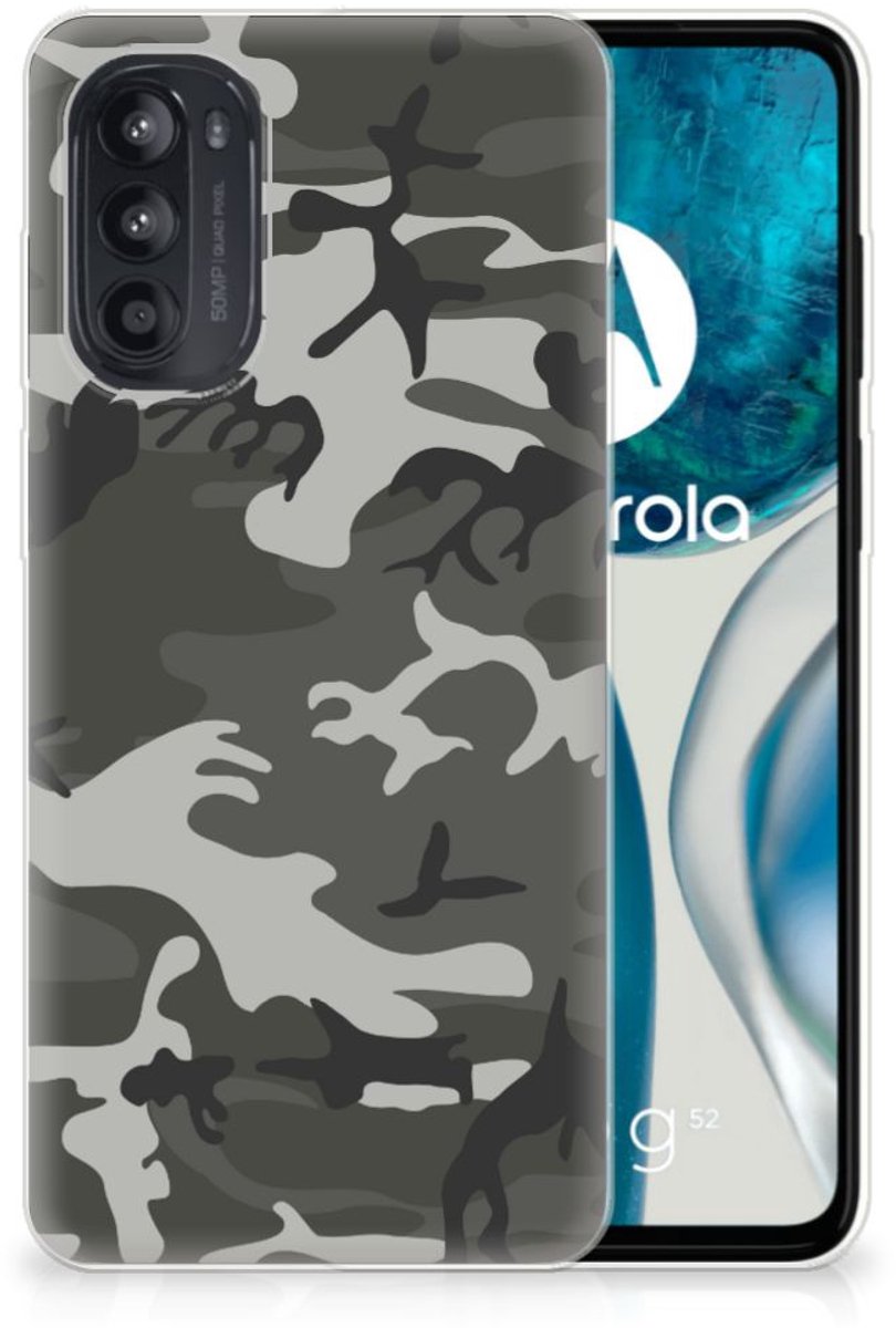 Motorola Moto G52/G82 TPU bumper Army Light