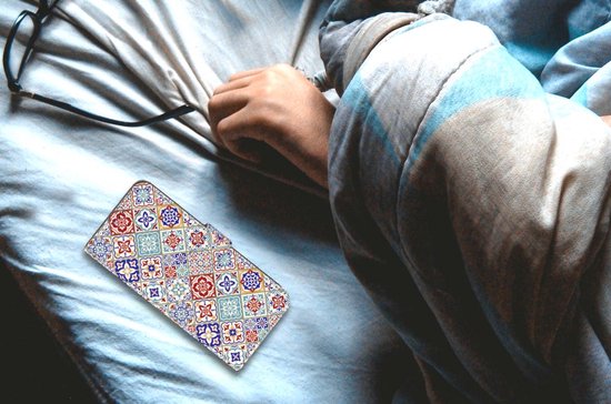 Housse Coque pour OPPO A16 | A16s Coque Téléphone Tuiles Couleur