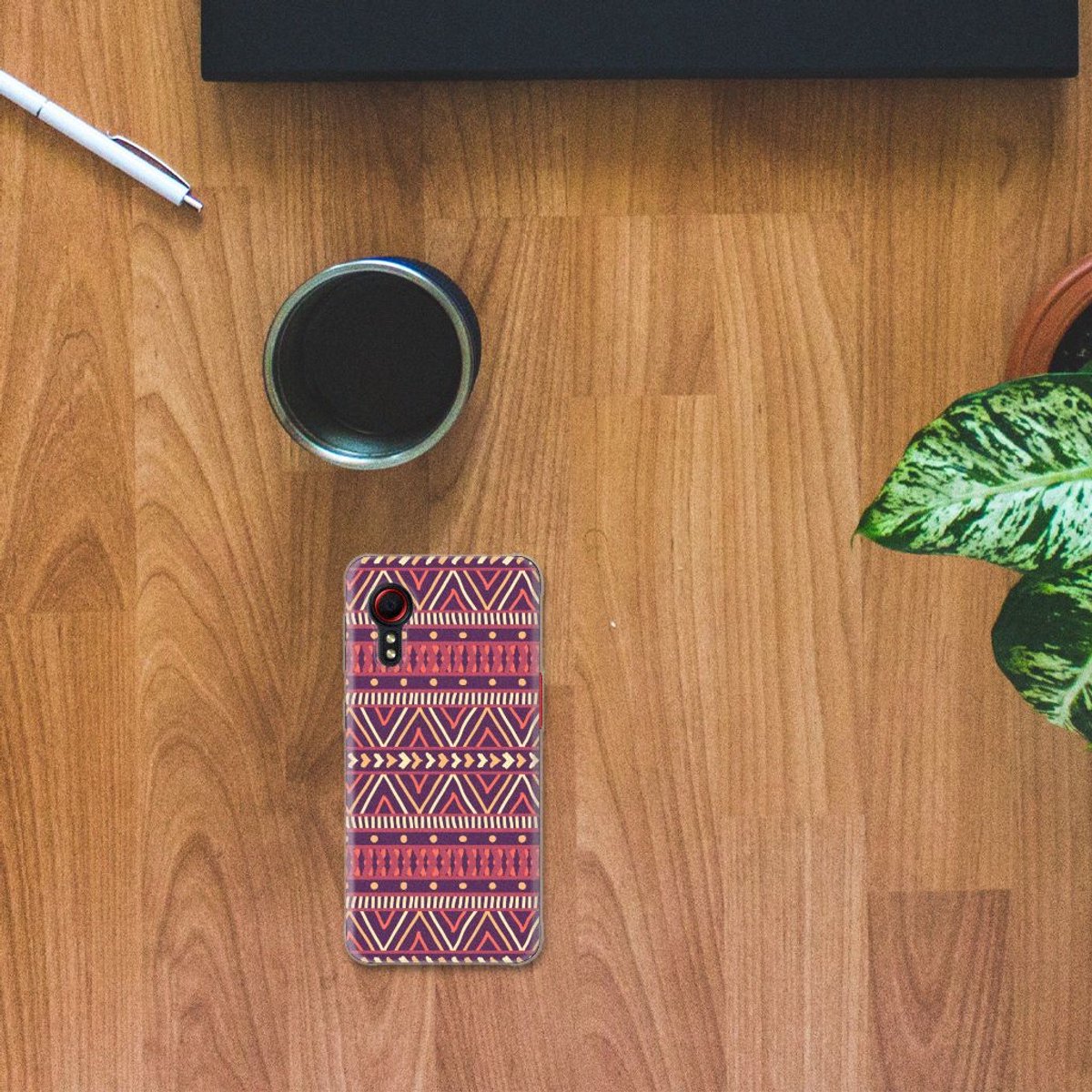 Samsung Galaxy Xcover 5 TPU bumper Aztec Paars