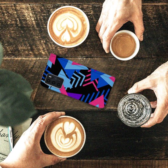 Étui de support OPPO A16 | A16 | Coque de téléphone A54s Funky Triangle