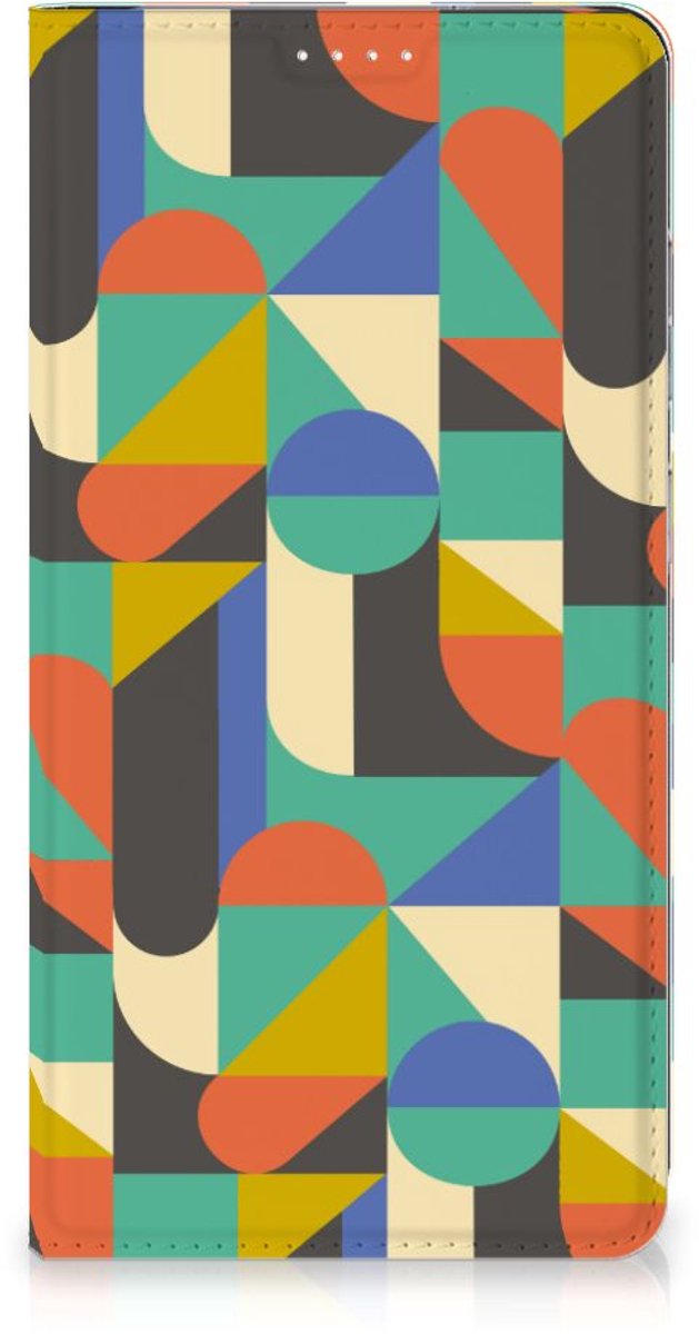 Samsung Galaxy S23 Plus Hoesje met Magneet Funky Retro