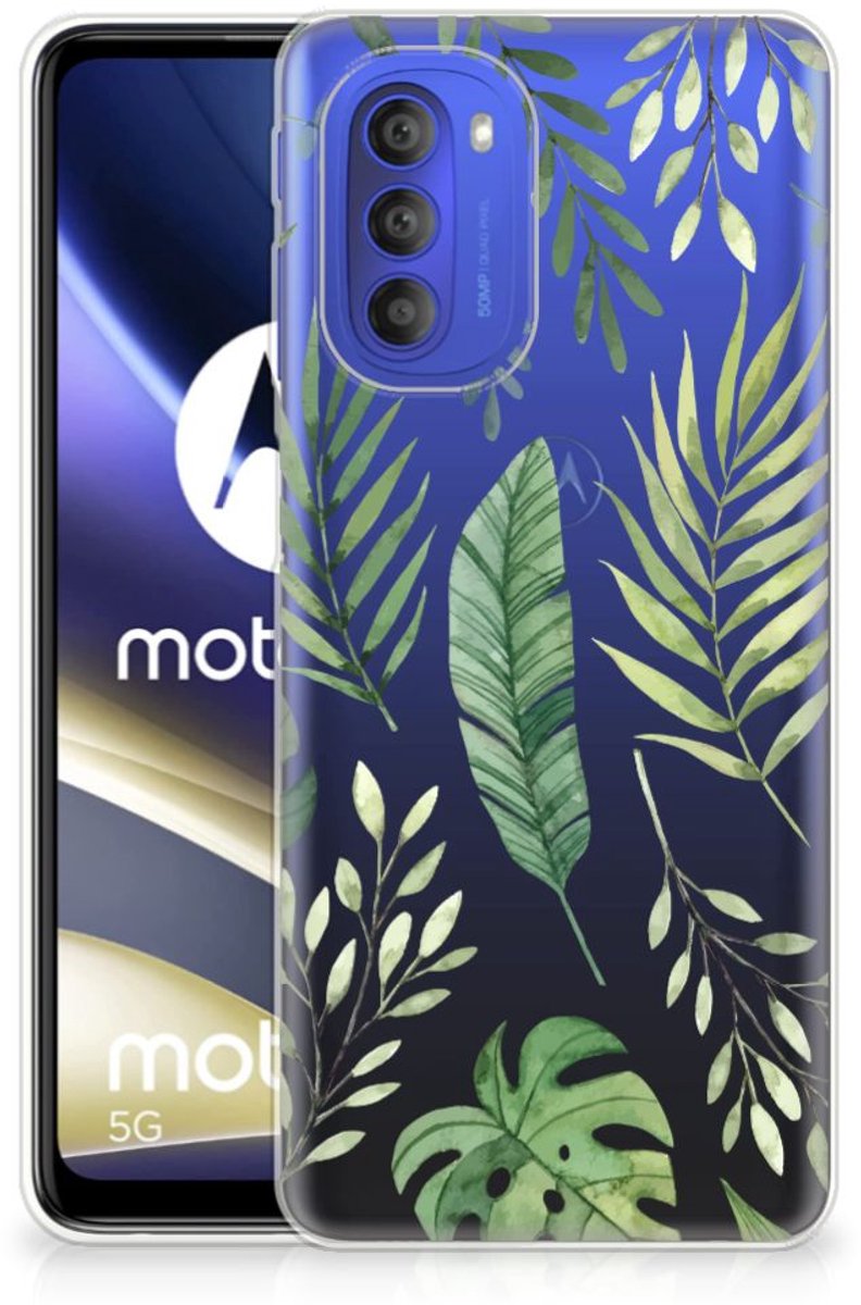 Motorola Moto G51 5G TPU Case Leaves