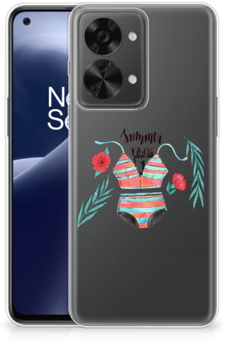 OnePlus Nord 2T Telefoonhoesje met Naam Boho Summer