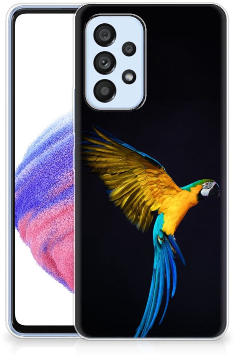 Samsung Galaxy A53 5G TPU Hoesje Papegaai