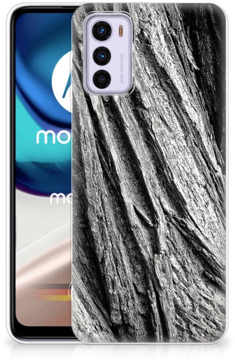 Bumper Hoesje Motorola Moto G42 Boomschors Grijs