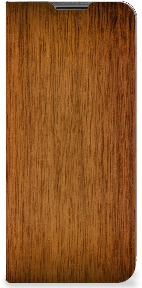Nokia G50 Book Wallet Case Donker Hout