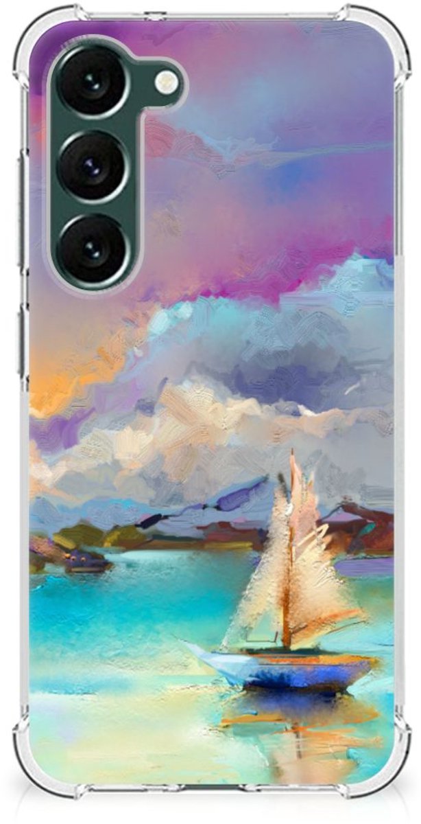 TPU Case Anti-Shock voor Back Cover Samsung Galaxy S23 Plus Boat