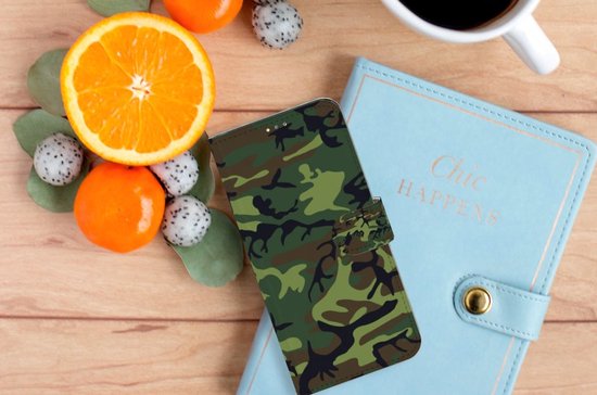 Étui Portefeuille OPPO A15 Armée Foncé