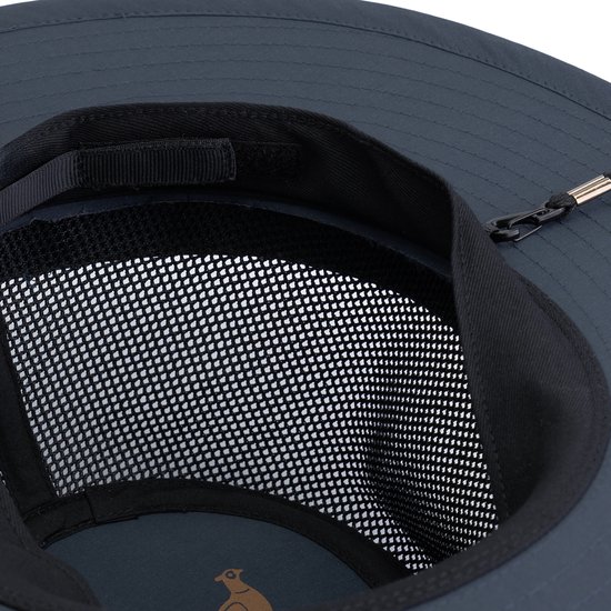 Chapeau En Cuir De Buffle Style Country - Noir - MGO Leisure Wear