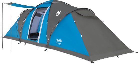 Coleman Spruce Falls 6 familietent – 6 persoons tent – waterdicht en lichtgewicht – blauw/zwart