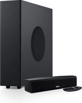 Teufel CINEBAR ONE+ - Ultracompacte soundbar met bluetooth & Dynamore Ultra technologie - Subwoofer - zwart
