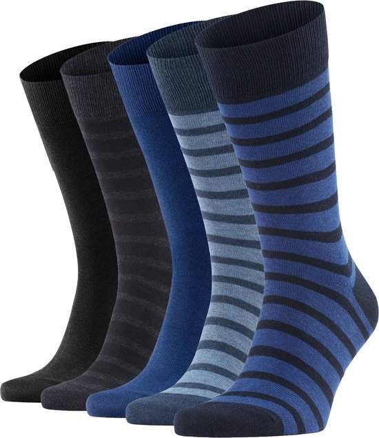 Chaussettes FALKE Happy Box pour homme, lot de 5 - Taille 43-46