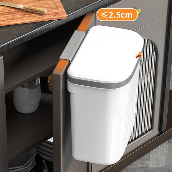 Afvalemmer, bio-afvalemmer voor de keuken, keukenafvalemmer met deksel, Home Recycle Afvalemmer, bio-afvalemmer voor de keuken, keukenafvalemmer met deksel, Home Recycle