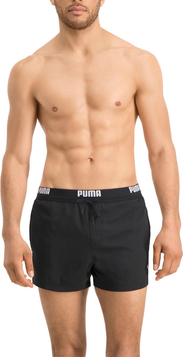 PUMA Swim Logo Short Heren Zwembroek - zwart — afbeelding 10