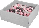 200 gris clair : perle/rose poudré/argent