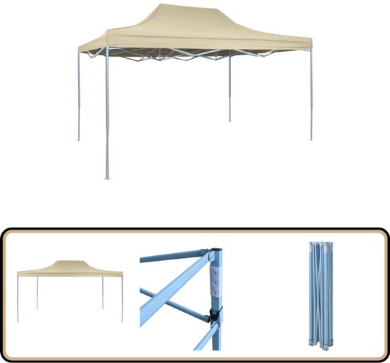 Tent 4-persoons waterdicht blauw