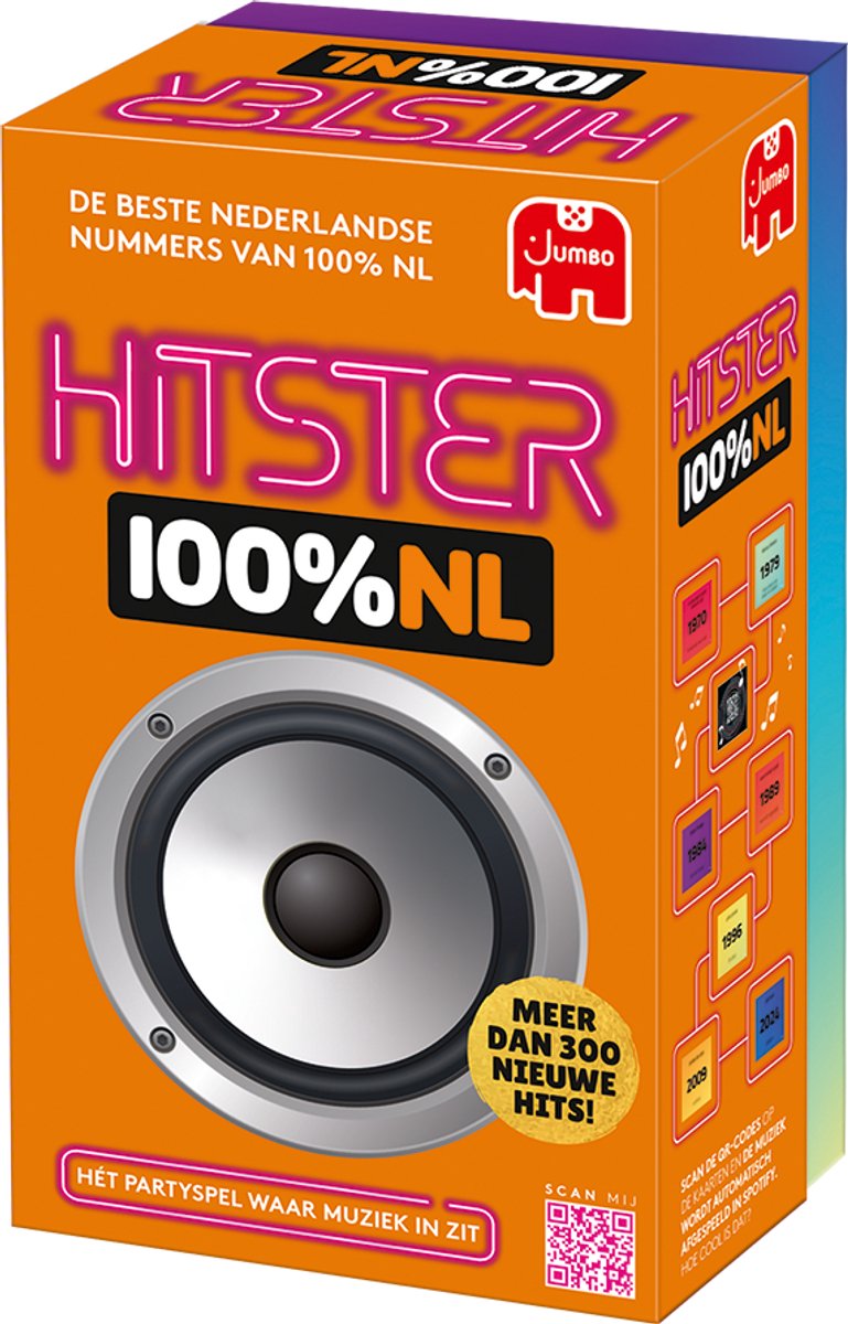 Jumbo - Hitster 100% NL- Nederlandstalig Partyspel - Actiespel — afbeelding 6