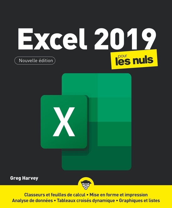 Excel 2019 Pour les Nuls, 2e - cover