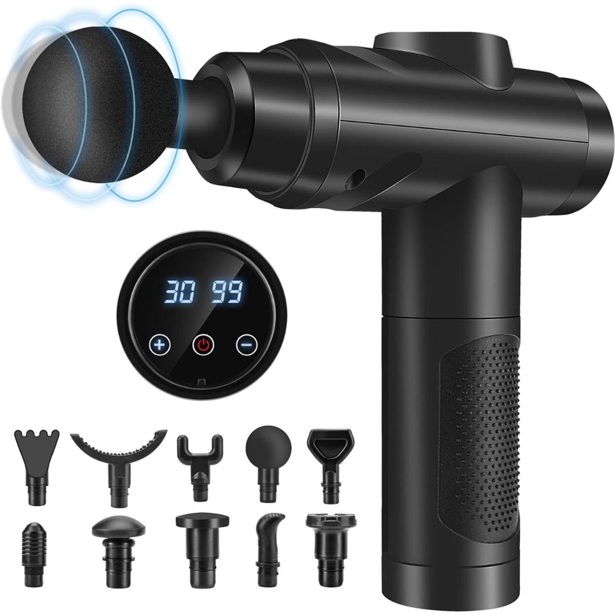 ApexArte® Massage Gun Professioneel - Massage Apparaat - Theragun - Zwart