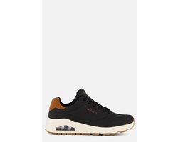 Skechers Uno - Suited On Air - Heren Sneakers - Zwart