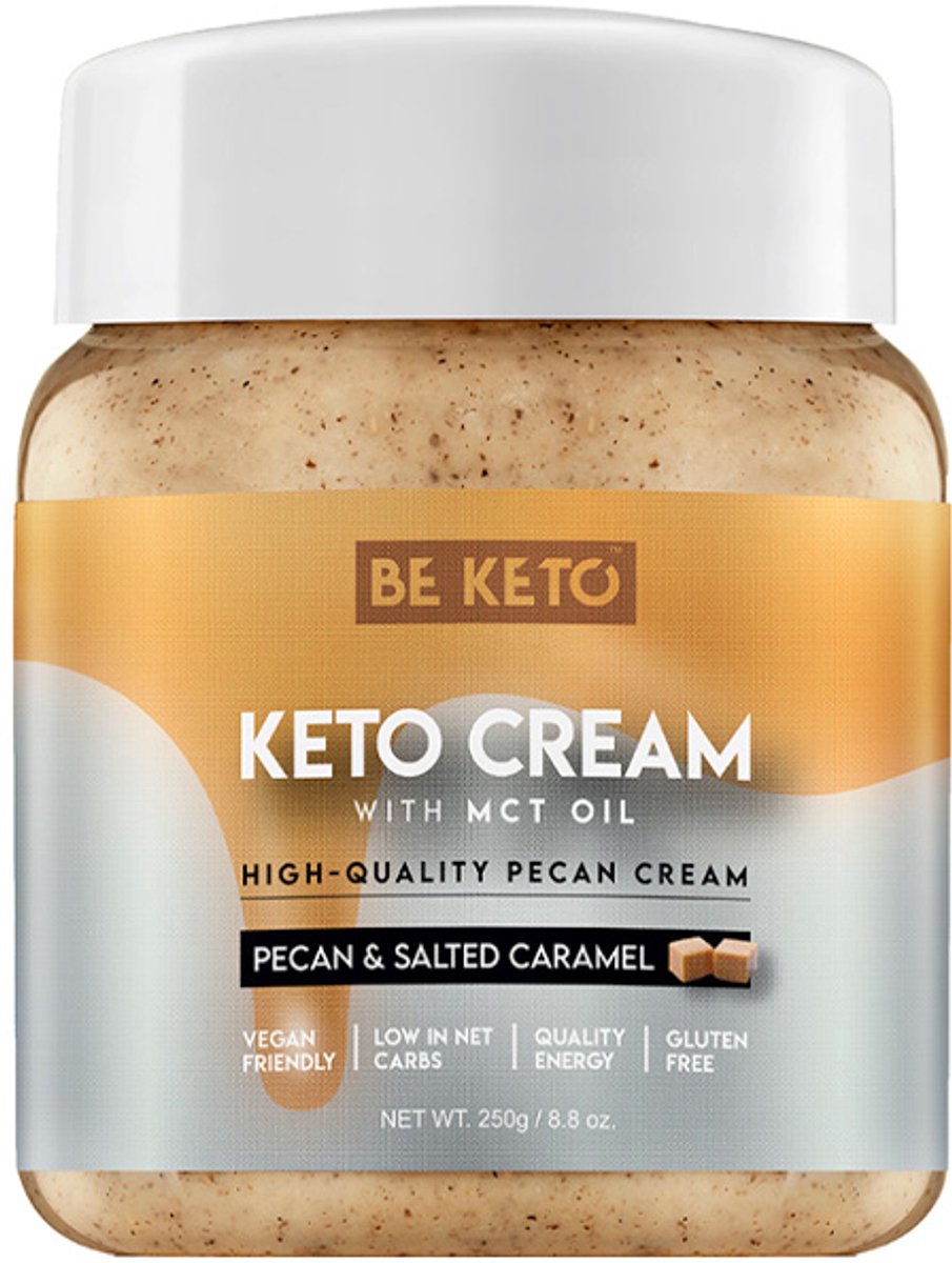 Goedkoopste Be Keto | KETO Cream | Pecan & Salted Caramel | 1 x 250 gram