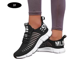 Bovista Tennisschoenen - Heren - Dames - Tenniskleding - Indoor - Outdoor - Zwart - Maat 37