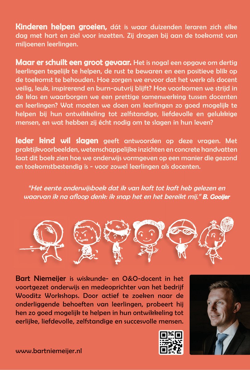 Ieder Kind wil Slagen - Wat leerlingen écht nodig hebben voor een kansrijke en succesvolle toekomst - back cover