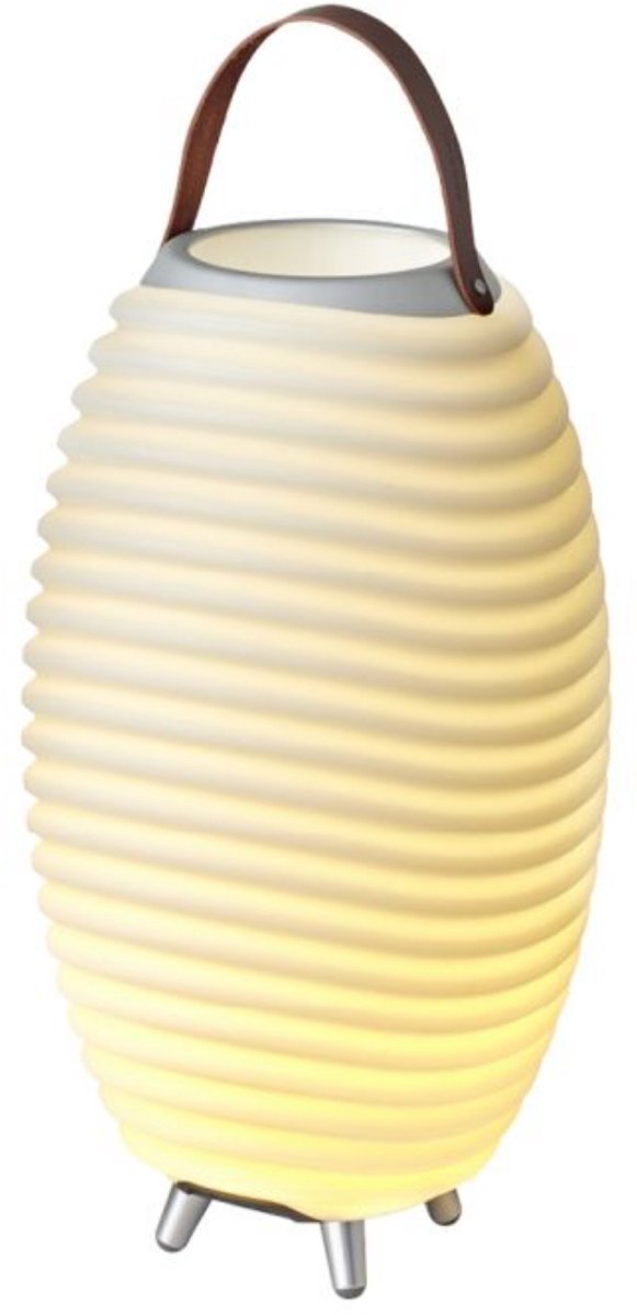 Kooduu Wijnkoeler Synergy 50S - LED Verlichting - Bluetooth Speaker - Batterij en oplaadkabel - Aluminium