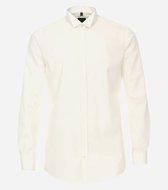 Chemise de smoking coupe moderne VENTI - popeline - beige - Sans repassage - Taille du col : 42