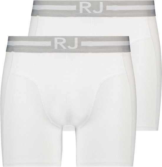 RJ Bodywear Everyday Breda boxer (2-pack) - heren boxer normale lengte - wit