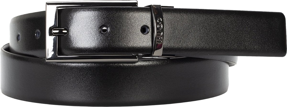 HUGO leren heren riem - zwart