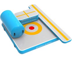 MMS Beweegbundel – 5-delige Opblaasbare Gymset met AirTrack – Incl. Beweegkaarten, Pomp & Draagtas
