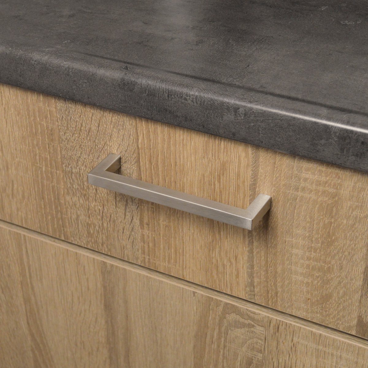 Handgreep - VNSTRA Amsterdam - Handgreep RVS - 160mm - Moderne RVS Greep - Keukengreep - Meubelgreep - Strakke Handgreep 160mm voor Kasten, Deuren en Keukens - Design Deurgreep