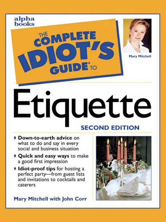 The Complete Idiot's Guide to Etiquette, 2e - cover