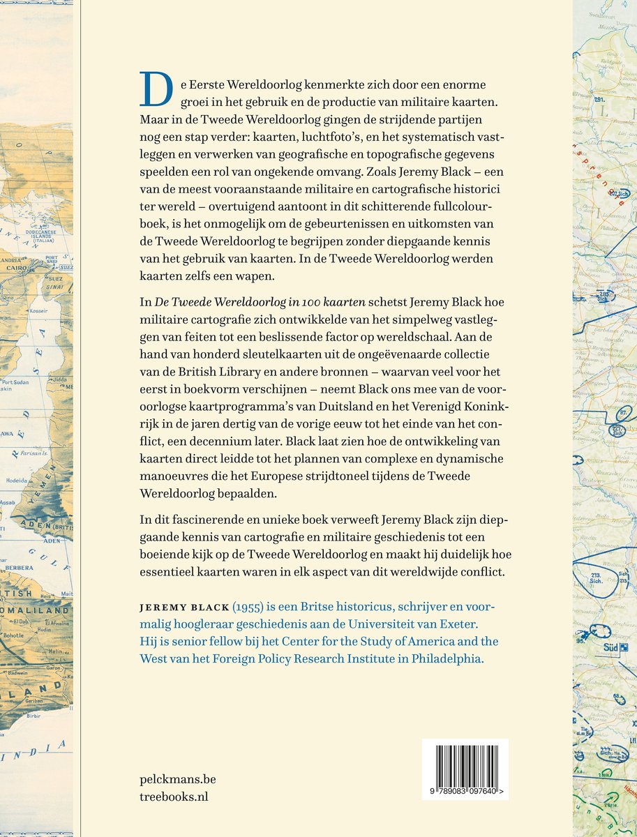 De Tweede Wereldoorlog in 100 kaarten - back cover