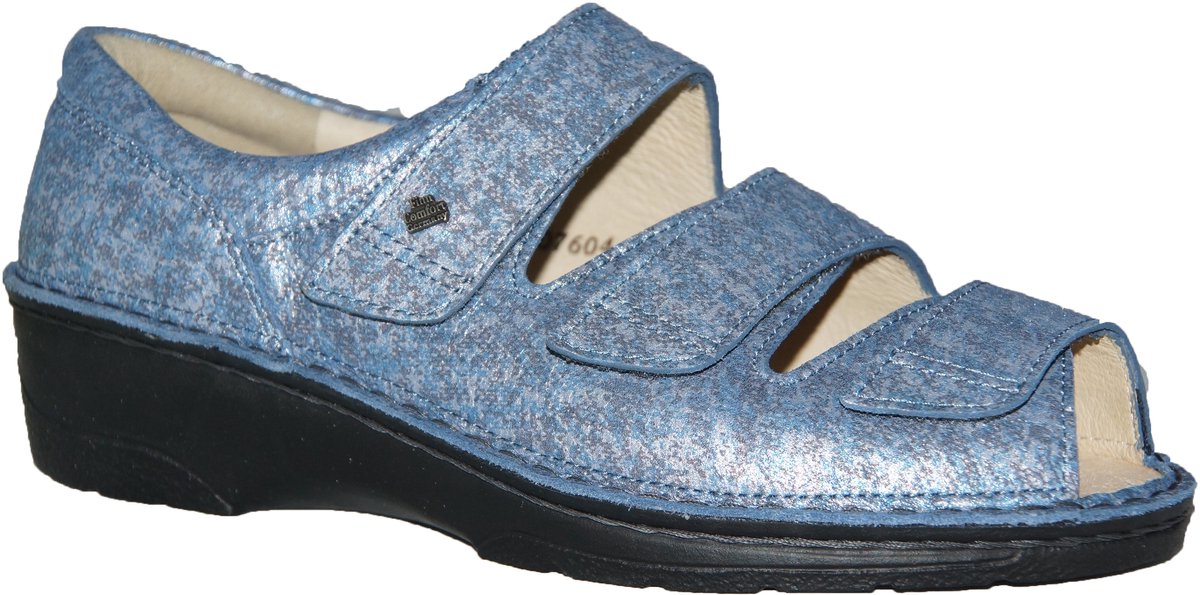 Finn Comfort ISCHIA 02106-288124 combi sandalen met dichte hiel wijdte H 41 Blauw