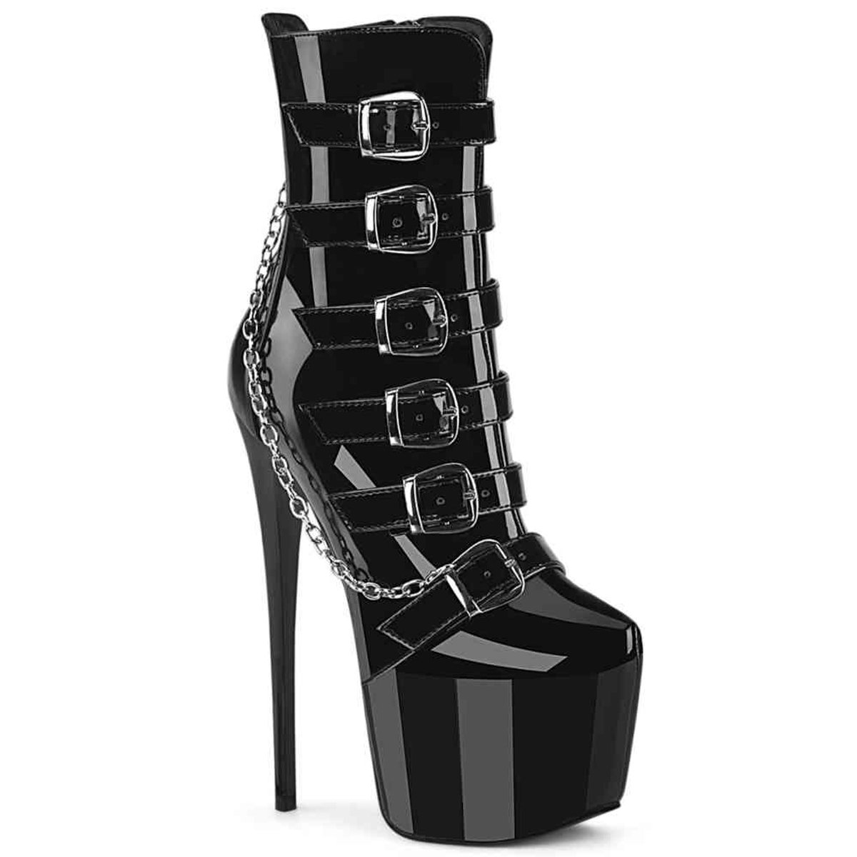 Pleaser JUBILANT-1015 Plateau Laarzen 44 Shoes Zwart