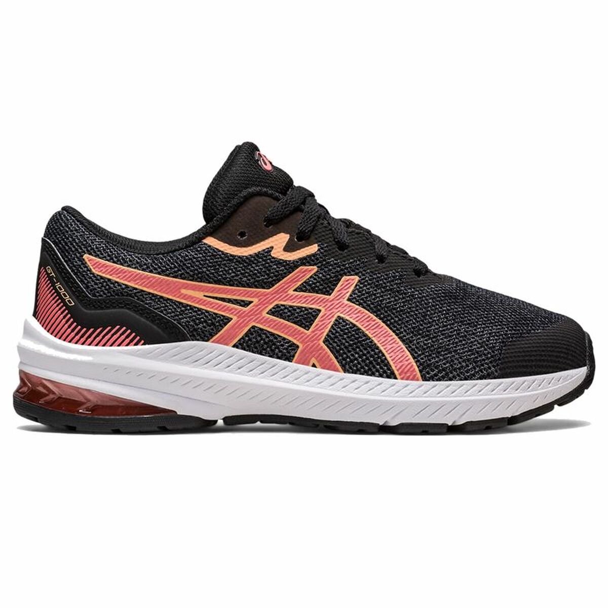 Hardloopschoenen voor Kinderen Asics GT-1000 11 GS 38 Zwart