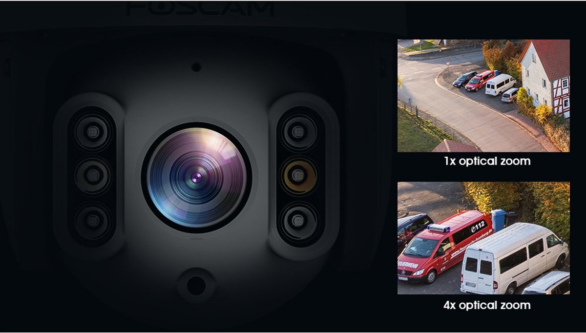 Foscam SD8P Beveiligingscamera - 4K/8MP - Dual-Band - WiFi - PTZ - Buiten Beveiligingscamera - Zwart – foto 5