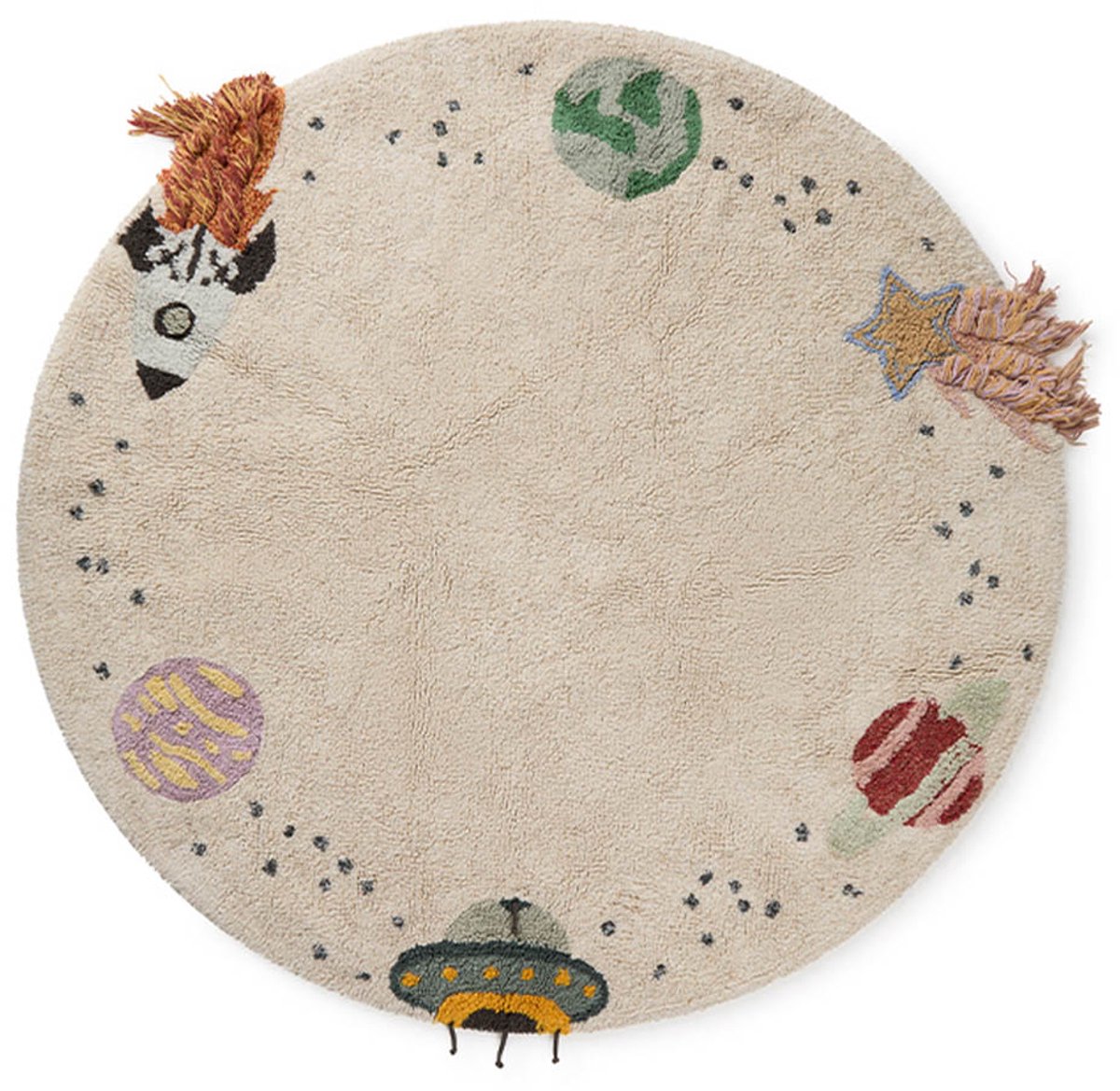 Lorena Canals | Kamertapijt Washable Rug Interstellar Journey Ã˜140cm