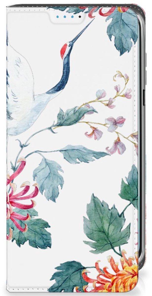 Samsung Galaxy A16 5G/4G Hoesje maken Bird Flowers