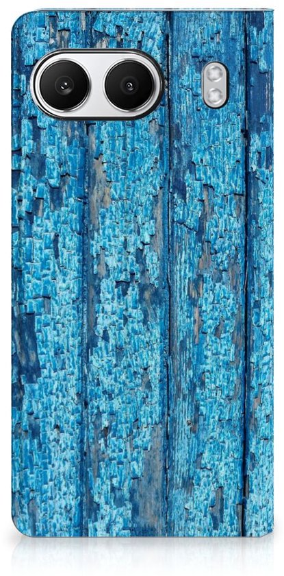 Book Case voor OnePlus Nord 4 Book Wallet Case Wood Blue