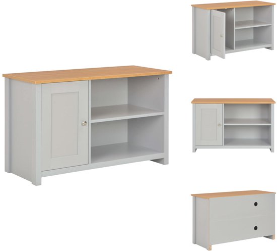 Meuble TV vidaXL - Meubles TV - Meuble TV - Meuble TV - Meuble TV - 95 x 39 x 58 cm Gris