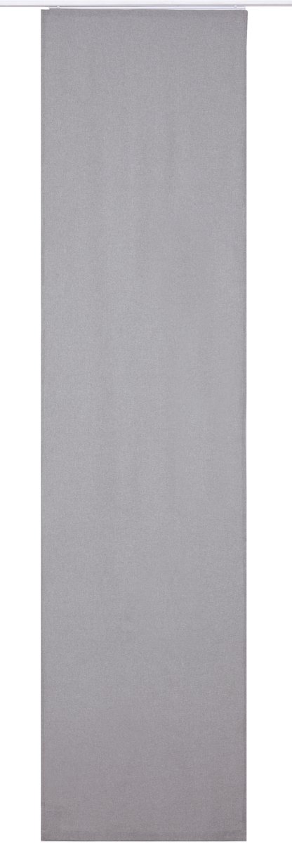 Elbersdrucke Schuifgordijn Lino 245x60 cm grijs lichtdicht
