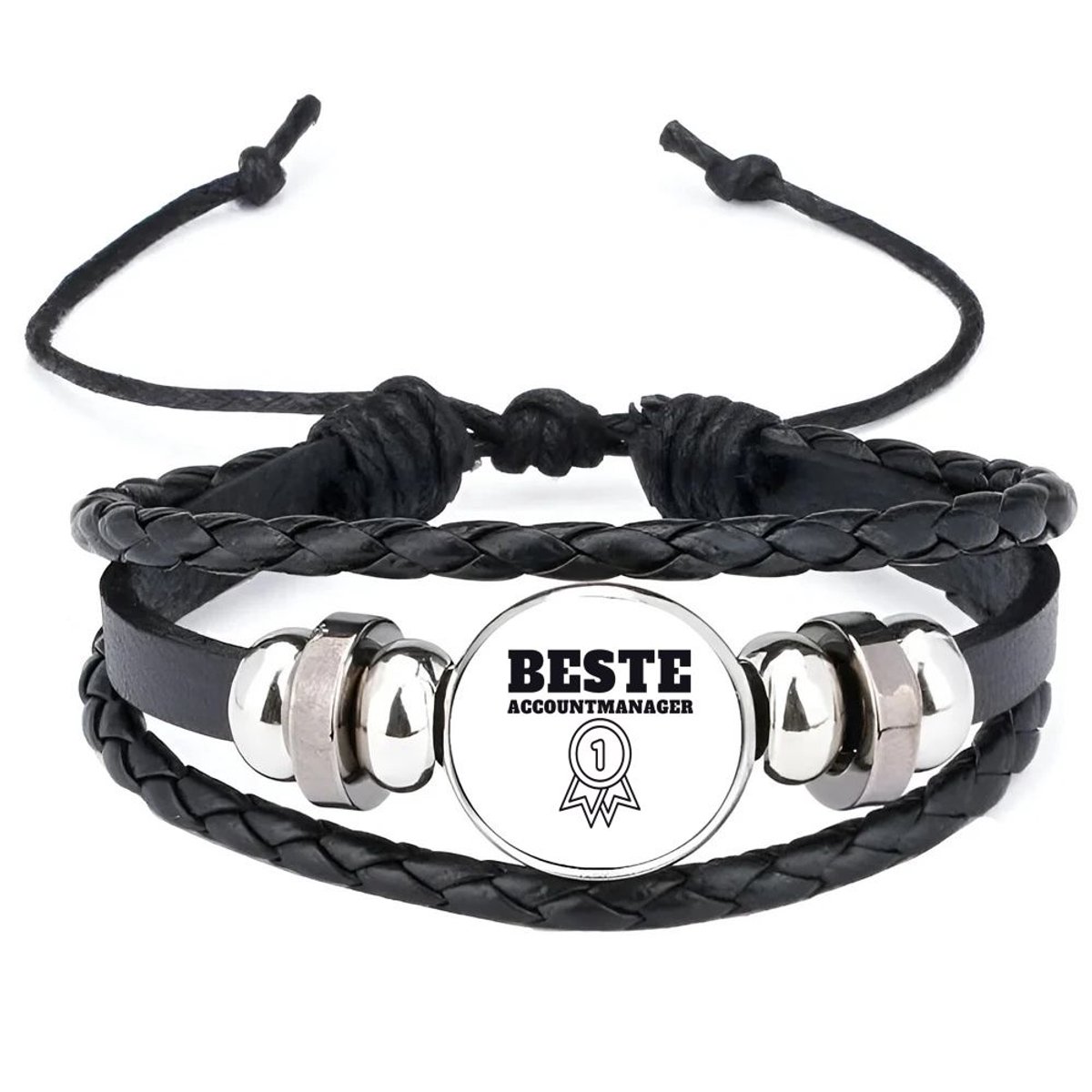 Akyol - beste accountmanager armband zwart - Beste accountmanager - collega - welkom - afscheid