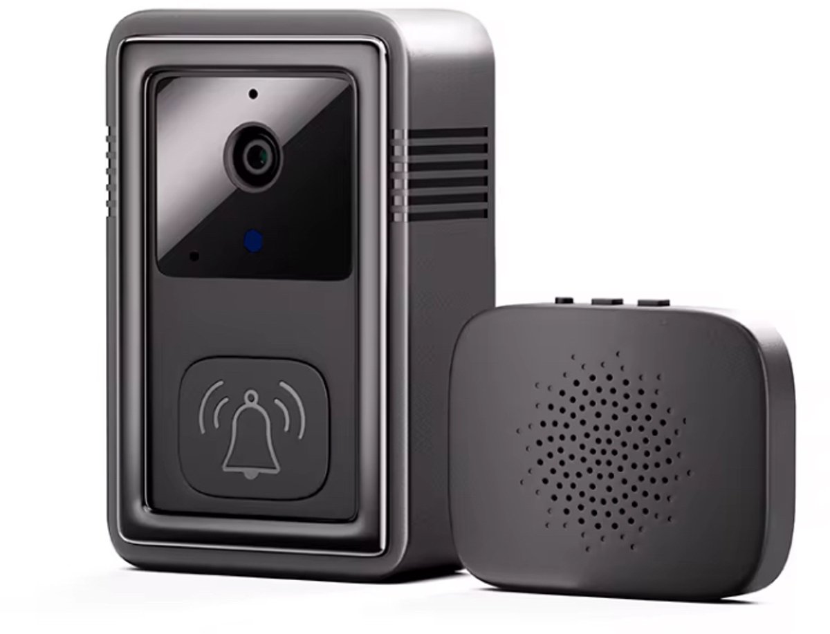 Smart Deurbel met Camera - Slimme Video Deurbel met 2.4Ghz WiFi, incl tweerichtingscommunicatie